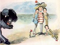 "The Golliwogg at the Seaside" by Florence Upton