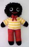 Golly Dolly Boy - Hand-made Knitted Golliwog/Golliwogg Doll