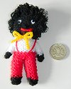 Buddy Golly Dolly - Hand-made Knitted Golliwog/Golliwogg Doll