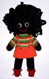 Funky Golly Dolly - Hand-made Knitted Golliwog/Golliwogg Doll