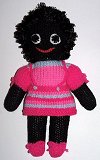 Funky Golly Dolly - Hand-made Knitted Golliwog/Golliwogg Doll