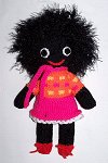 Funky Golly Dolly - Hand-made Knitted Golliwog/Golliwogg Doll