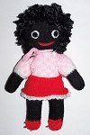 Funky Golly Dolly - Hand-made Knitted Golliwog/Golliwogg Doll