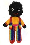 Gaiety Golly Dolly - Hand-made Knitted Golliwog/Golliwogg Doll