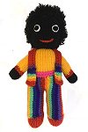 Marcel Golly Dolly - Hand-made Knitted Golliwog/Golliwogg Doll