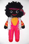 Woodstock Golly Dolly - Hand-made Knitted Golliwog/Golliwogg Doll